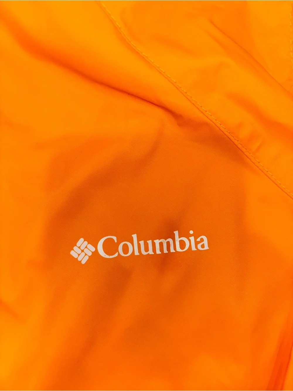 Columbia Women's Orange Hooded Shell Jacket